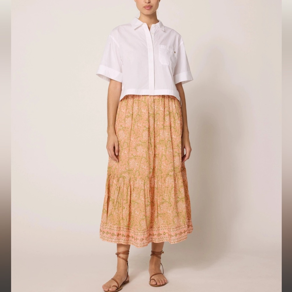 Cleobella Charlene Ankle Skirt  | Cecil Blush